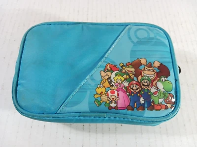 Super Mario Nintendo DS Carrying Case Bag Official OEM Blue Bowser Donkey Kong - Image 1 of 4