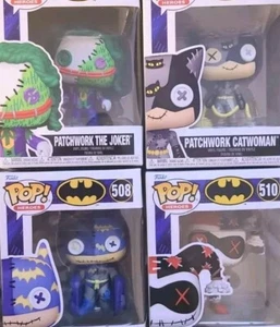 Funko Pop Patchwork Batman El Guasón Harley Quinn Catwoman Juego Completo - Imagen 1 de 9
