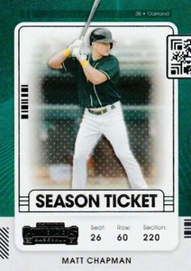2021 Panini Contenders Season Ticket Matt Chapman #77 - Picture 1 of 2