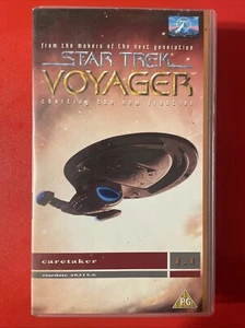 Star Trek Voyager 1:1 Caretaker VHS Made In UK Paramount - Picture 1 of 3