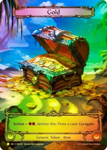 FAB RAINBOW FOIL Gold - Treasure Pack Card # 244 - Imagen 1 de 2