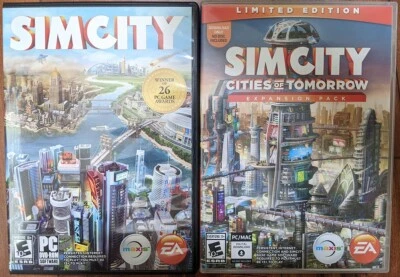 SimCity and Cities of Tomorrow Expansion Pack Limited Edition PC with keys codes - Image 1 of 4