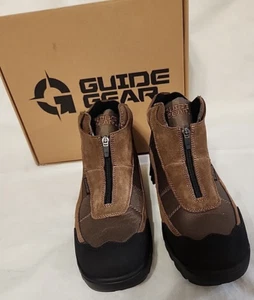 GIUDE GEAR SILVERCLIFF SZ US MEN'S BOOTS 10.5 EE BROWN ZIP - Picture 1 of 12