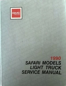 1990 GMC Safari Van Factory Shop Service and Repair Manual Orginal - Bild 1 von 3