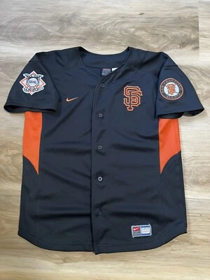 Camiseta deportiva vintage Nike MLB San Francisco Giants negra Liga Nacional grande juvenil Foto 1 de 4