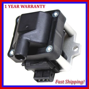 For VW EuroVan Passat Jetta Cabrio Golf New 1.8L 2.0L 2.5L Ignition Coil UF364 - Picture 1 of 2