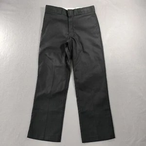 Dickies 874 Flex Straight Leg Flat Front Black Khaki Pants Mens Size 32x30 - Picture 1 of 5