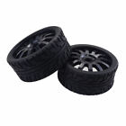 Parapluie de voiture RC cadre de roue jante pneus hexagonaux échelle 1:8 RC sur route voiture noire