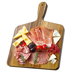 Acacia Wood Cutting Boards for Kitchen 17''x13'' Large Wooden Cutting Board w... - Picture 1 of 7