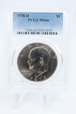 1978-D PCGS MS66 Eisenhower Ike Dollar Business Strike - Image 1 of 2