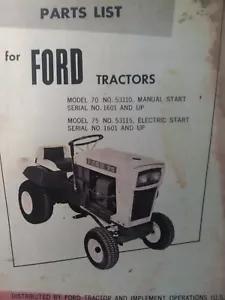 Ricambi motore Ford 70 75 trattorino rasaerba 53110 53115 e V70 (2 manuali s) 7cv - Foto 1 di 3