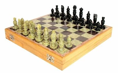 Modern Marble Chess Set with Velvet Gift Box | Unique and Modern Christmas Gifts - Image 1 of 4