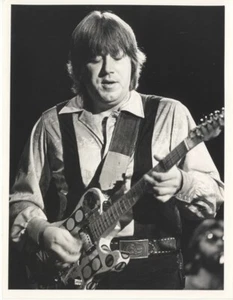 Chicago Rock Band Terry Kath playing Guitar Stamped Original Type 1 7x9 Photo - Picture 1 of 2