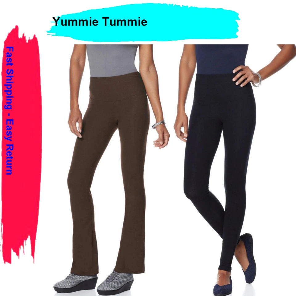 $105 Yummie by Heather Thomson 2 Pack Boot-Cut & Classic Legging 443719 XS - Image 1 of 1