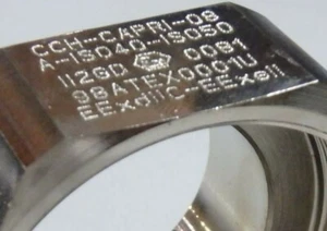 (AMPMECH) EATON CROUSE-HINDS / CAPRI EXD & EXE ADAPTOR, M32M X M40F, NICKEL BRP - Picture 1 of 4