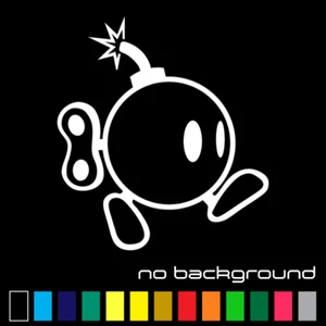 Bob-Omg Bomb Sticker Vinyl Decal Super Mario Bros Nintendo Car Window Wall Decor - Picture 1 of 17