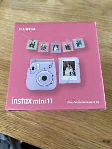 For Fujifilm Instax Mini 11 Accessories Set, Lilac New but damaged box.