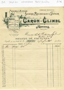 Dépt 60 - Hermes Près la Gare - Belle Entête d'une Scierie du 01/06/1912 - Picture 1 of 1