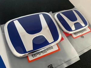 Insignia azul trasera estilo genuino para Honda 10th Civic FK FC 2016 ~ 2020 - Imagen 1 de 12
