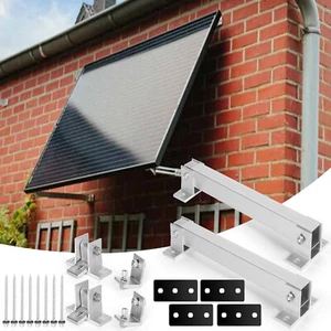 Solarpanel Halterung Aufständerung Solarmodul PV Wand Montage Balkonkraftwerk! - Bild 1 von 9