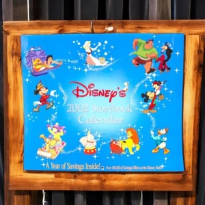 Vintage 2002 Disney Storybook Calendar - Picture 1 of 4