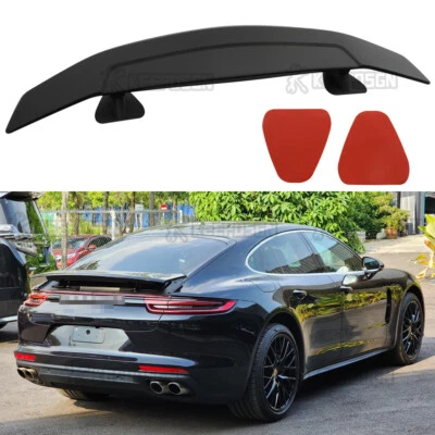 47-дюймовый задний спойлер закраина крыла багажника из углеродного волокна ABS для Porsche Panamera 970 911 - Изображение 1 из 4