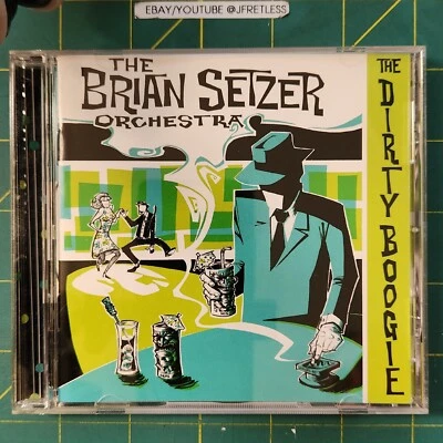 Used Audio Music CD The Brian Setzer Orchestra Dirty Boogie Album BMG Direct '98 - Image 1 of 4