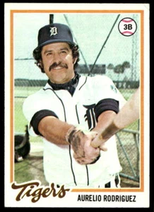 1978 Topps 342 Aurelio Rodriguez Detroit Tigers Baseball Card - Picture 1 of 2