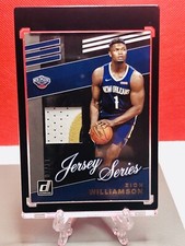 2019-20 Donruss Jersey Series Zion Williamson 3-Color Patch #2/10 SP SSP🔥RARE💎