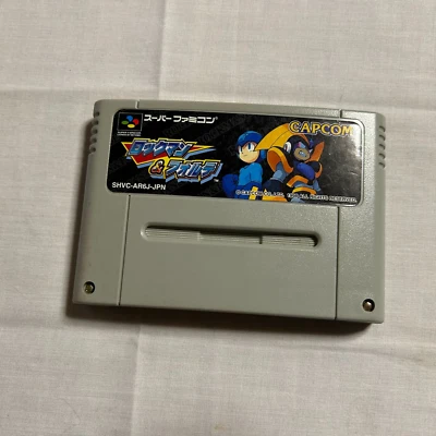 Nintendo Rockman & Forte Super Famicom SFC SNES Game Cassette - Image 1 of 4