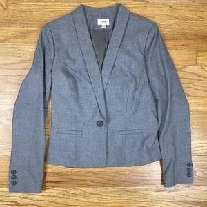 Blazer abrigo de un botón para mujer Fossil pequeño/mediano gris mezcla de lana - Imagen 1 de 8