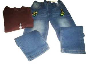 Girls Shirt &  Jeans Set  Sizes 6X & 6/ 7 NEW - Picture 1 of 4