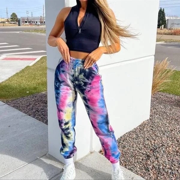 Женские тренировочные штаны Vitality Balance Athletica Tie Dye Joggers Small Affirmation - Изображение 1 из 4