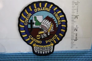 tribal indian police patch COEUR D'ALENE TRIBAL CASINO POLICE  IDAHO - Picture 1 of 1
