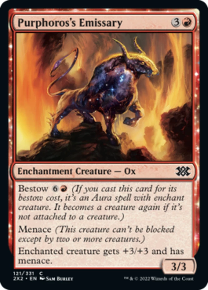 x1 Purphoros's Emissary - Double Masters 2022 - NM - MTG - Image 1 of 1