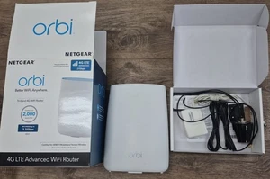 NETGEAR Orbi LBR20 1 Port Wireless Router - White Certified for AT&T, T-MOBILE  - Afbeelding 1 van 5