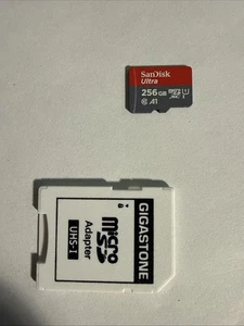SanDisk 256GB Ultra® microSDXC UHS-I Card with Adapter - Picture 1 of 1