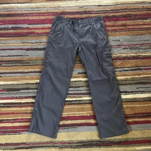 Prana Pants Mens Medium Gray Convertible Hiking Gorpcore Outdoor Performance - Picture 1 of 12