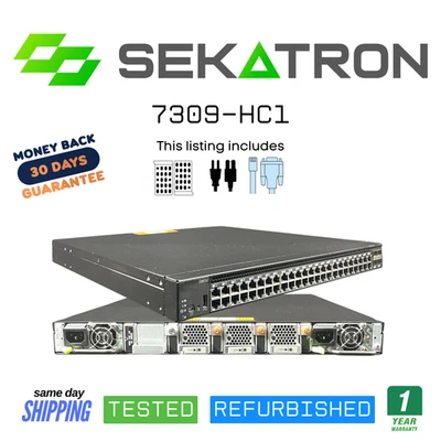 🌐 IBM G8052 7309-HC1 • 48× 1GbE • Dual PSU • Managed Switch ✅ USED - Image 1 of 2