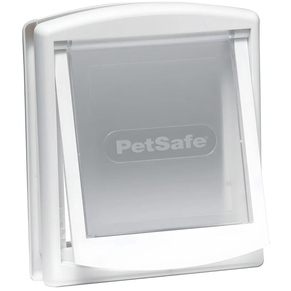 PetSafe Original 2 Way Small Pet Door White Dog Cat Flap Weatherproof Locking - Image 1 of 1