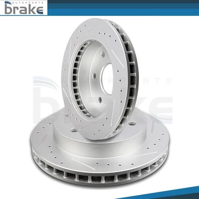 Kit de rotores de freno de disco delanteros ranurados aptos para Chevrolet Blazer 1992 1993 1994 Foto 1 de 4