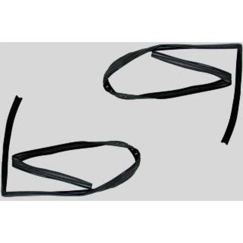 Front Upper Window Glass Run Channel Seal Pair for Wrangler CJ5 CJ6 CJ7