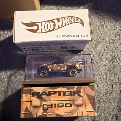 Ford F-150 Raptor Camo 01182/25000 edición especial RLC exclusivo de Hot Wheels Foto 1 de 2