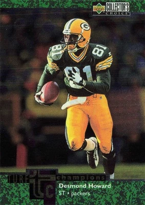 DESMOND HOWARD 1997 Collector's Choice TC Turf Champions Foil TC22 - Image 1 of 2