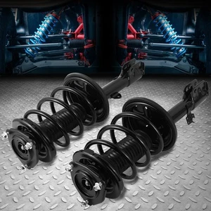 Conjunto completo de puntal y resorte helicoidal delantero par de acero para Toyota Rav4 01-05 - Imagen 1 de 4