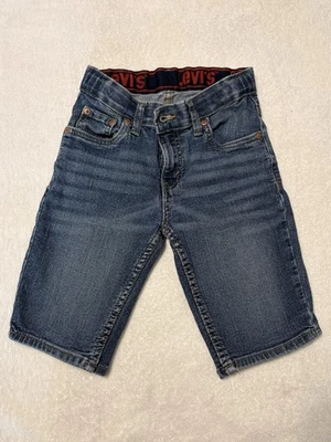 Shorts jeans Levi's 516 masculino tamanho 8 Reg 24" costura interna ajuste relaxado vintage Y2K - Imagem 1 de 4