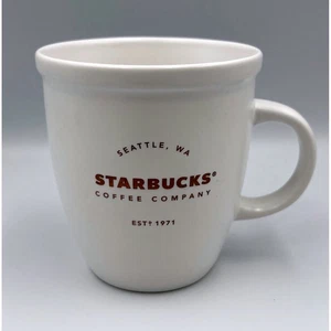 Taza de cerámica Starbucks Coffee Company Seattle, WA EST. 1971 - Imagen 1 de 4