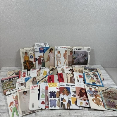 Lot of 50+ Vintage McCall's, Butterick  Simplicity Crafts - Image 1 of 4
