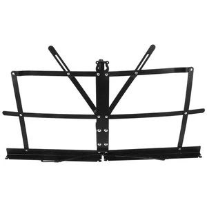 Pupitre De Musique Portatif Bureau Support Livre Compact Porte-métal Pour Le - Afbeelding 1 van 12