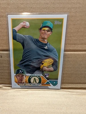 Shintaro Fujinami 2023 Topps Series 2 #561 Golden Mirror SSP RC Athletics - Image 1 of 2